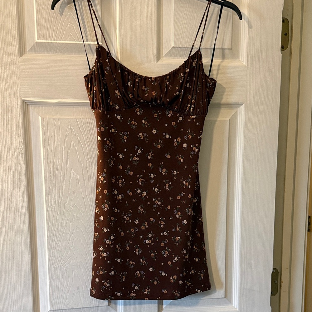 Windsor brown floral dress